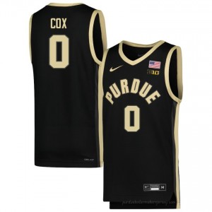 C.J. Cox #0 Black Purdue Boilermakers Jersey | Men Authentic NCAA Basketball Fan Gear 12226057