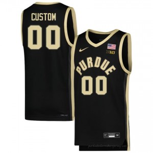 Custom #00 Black Purdue Boilermakers Jersey | Men Authentic NCAA Basketball Fan Gear 85336406