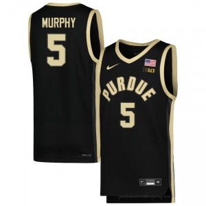 Liam Murphy #5 Black Purdue Boilermakers Jersey | Men Authentic NCAA Basketball Fan Gear 61819063