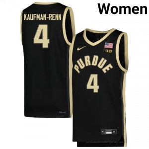 Trey Kaufman-Renn #4 Black Purdue Boilermakers Jersey | Women Authentic NCAA Basketball Fan Gear 39136187