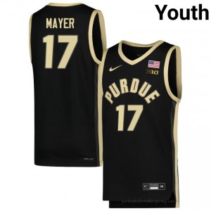 Omer Mayer #17 Black Purdue Boilermakers Jersey | Youth Authentic NCAA Basketball Fan Gear 38163202
