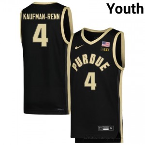 Trey Kaufman-Renn #4 Black Purdue Boilermakers Jersey | Youth Authentic NCAA Basketball Fan Gear 19255190